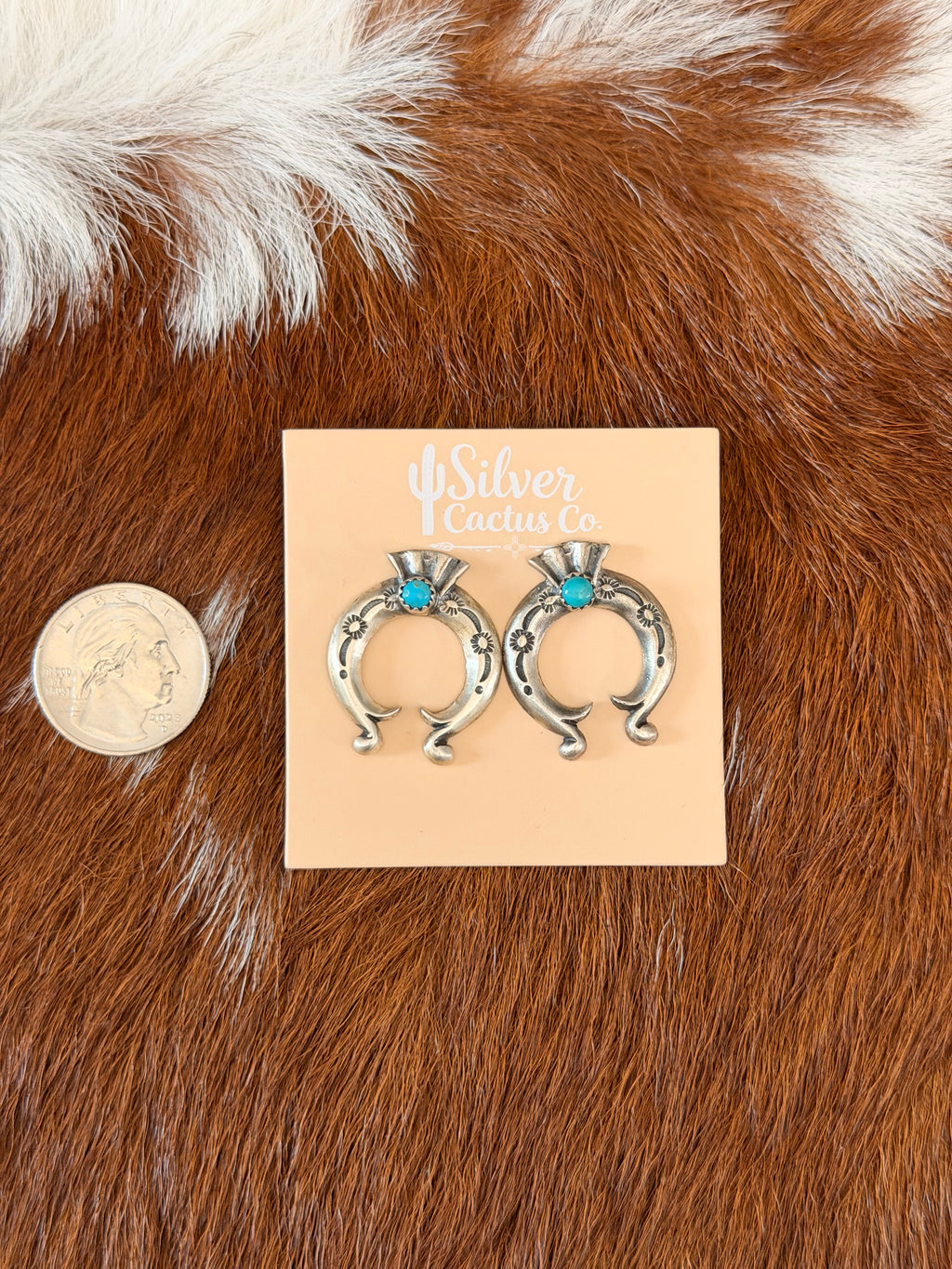 Silver Naja Stud Earrings