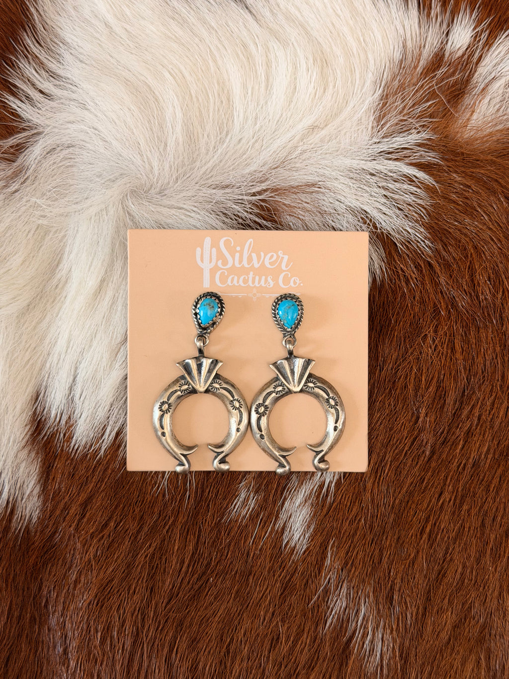 Post Dangle Naja Earrings