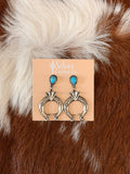 Post Dangle Naja Earrings