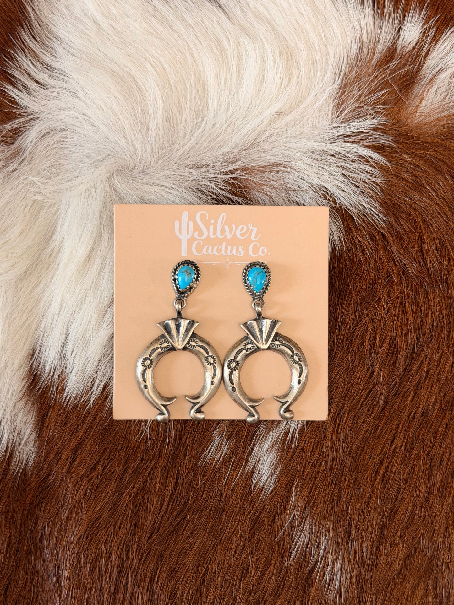 Post Dangle Naja Earrings