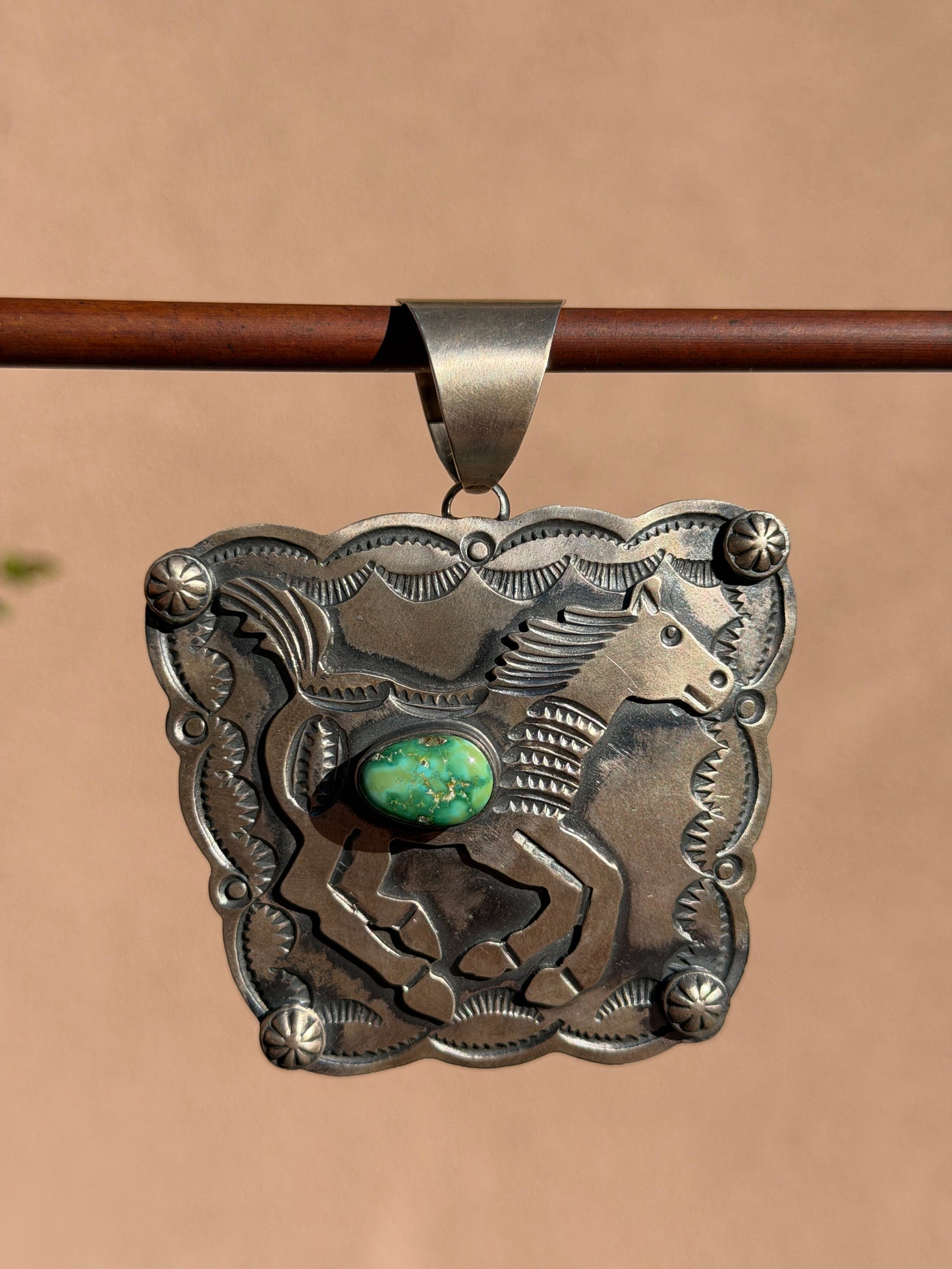 Chimney Butte horse pendant