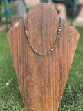 Choker graduated pearl necklace