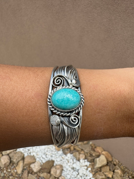 Silver & Turquoise cuff