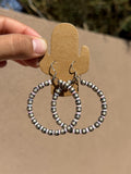 Chimney Butte Silver pearl & Pink hoops