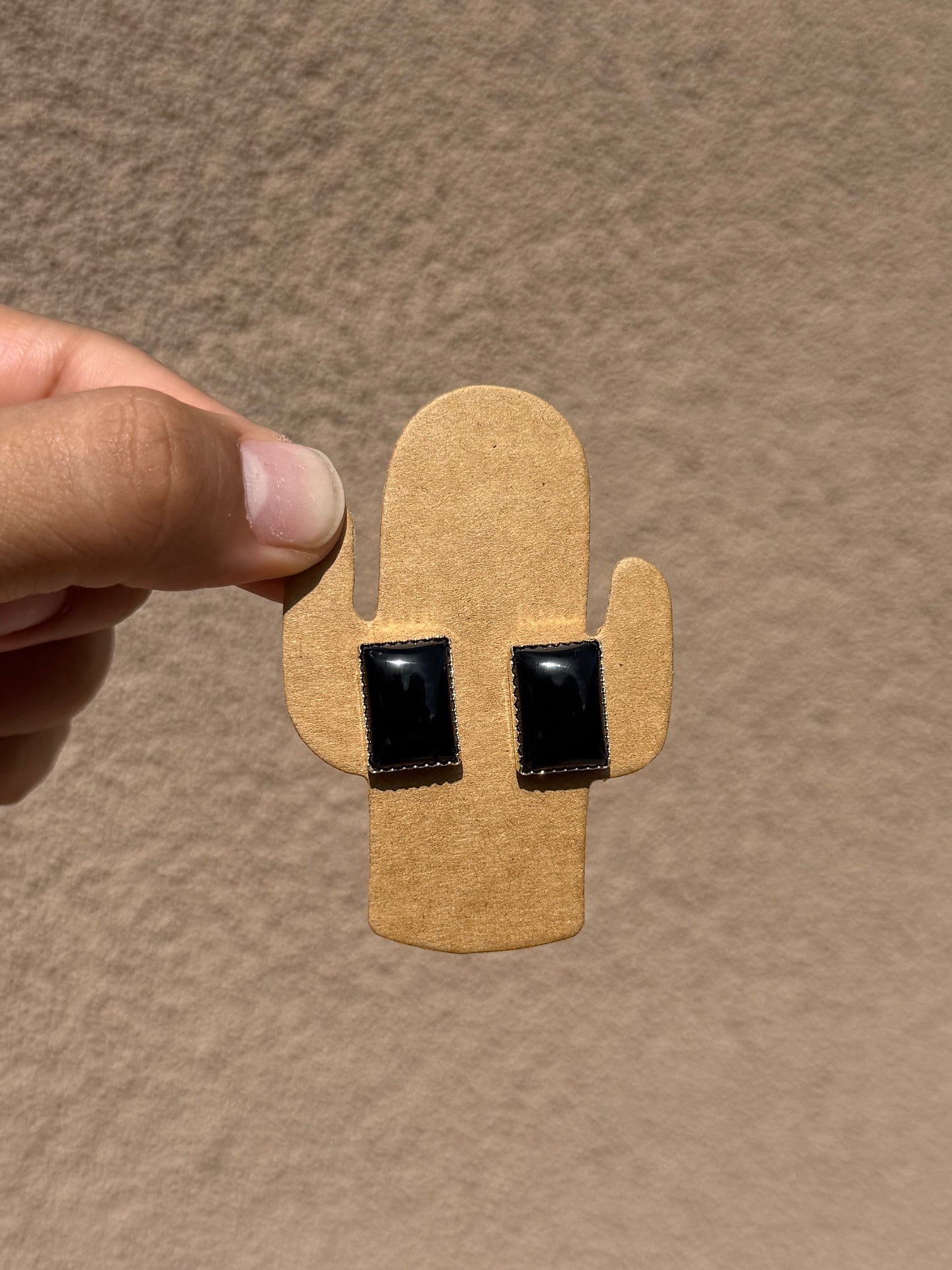 Black Onyx studs