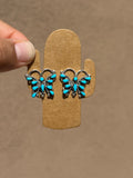 Alice Mute TQ butterfly studs