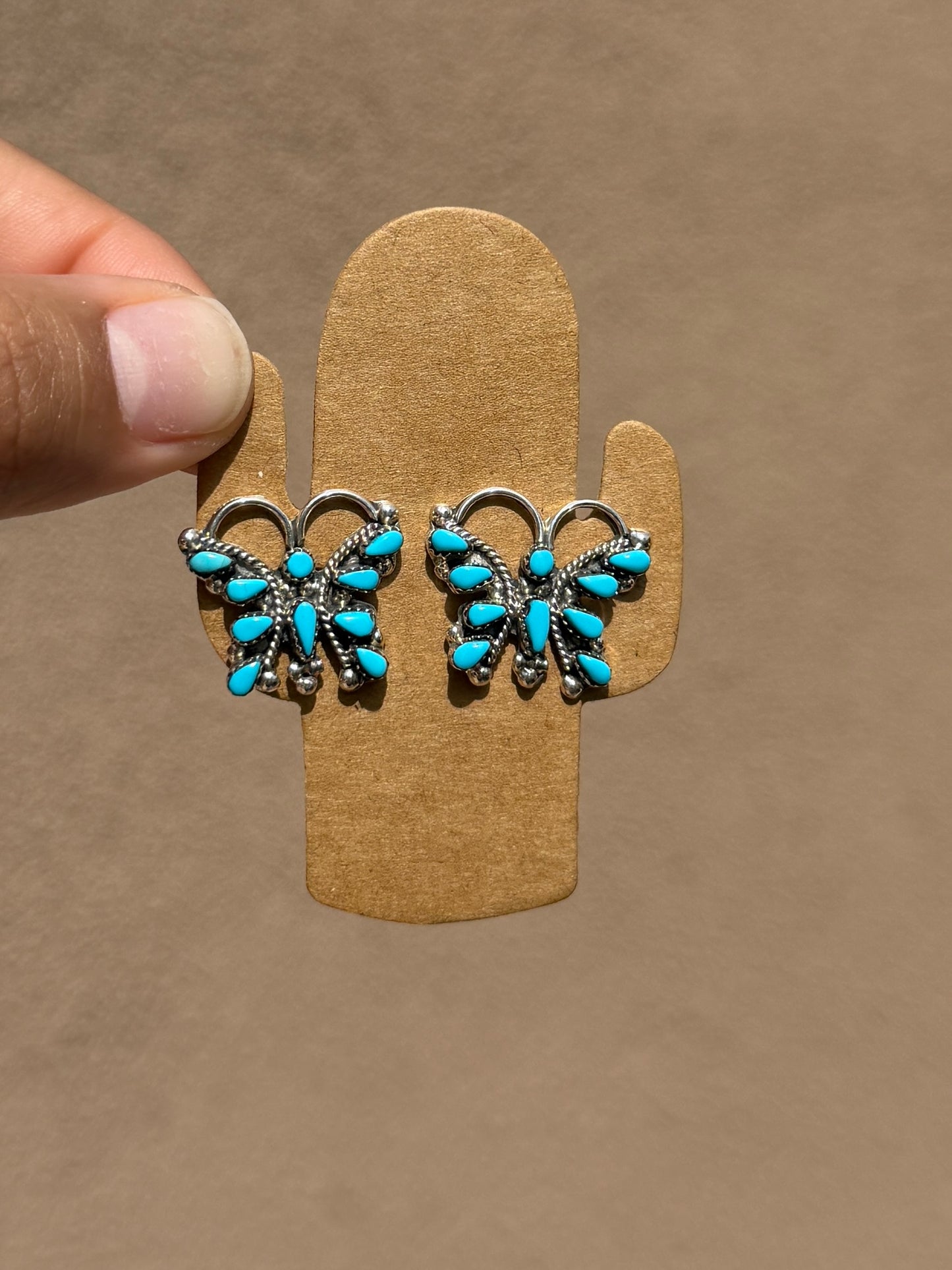 Alice Mute TQ butterfly studs