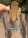 Zuni handmade triangle chandelier dangles