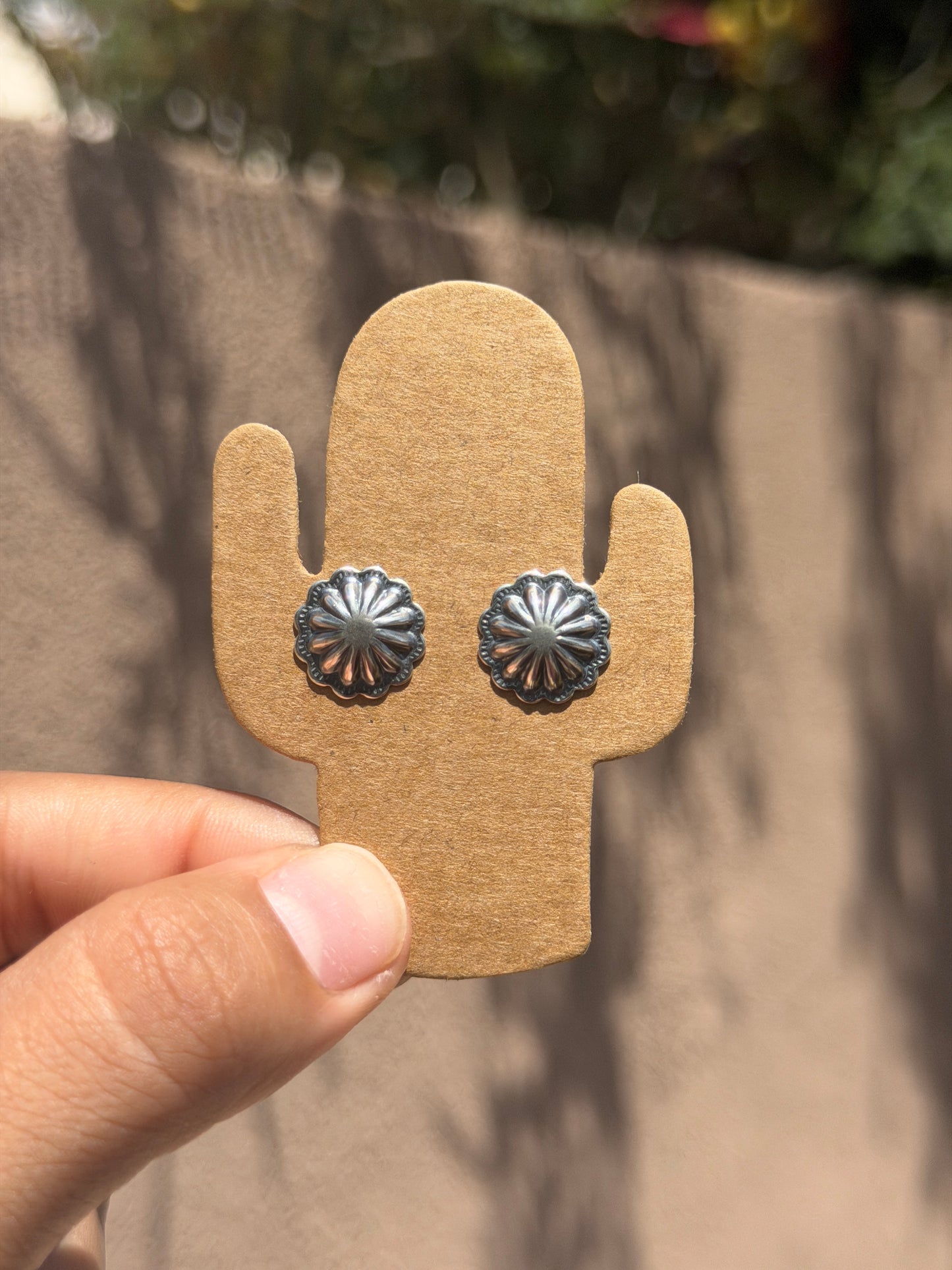 Silver concho studs