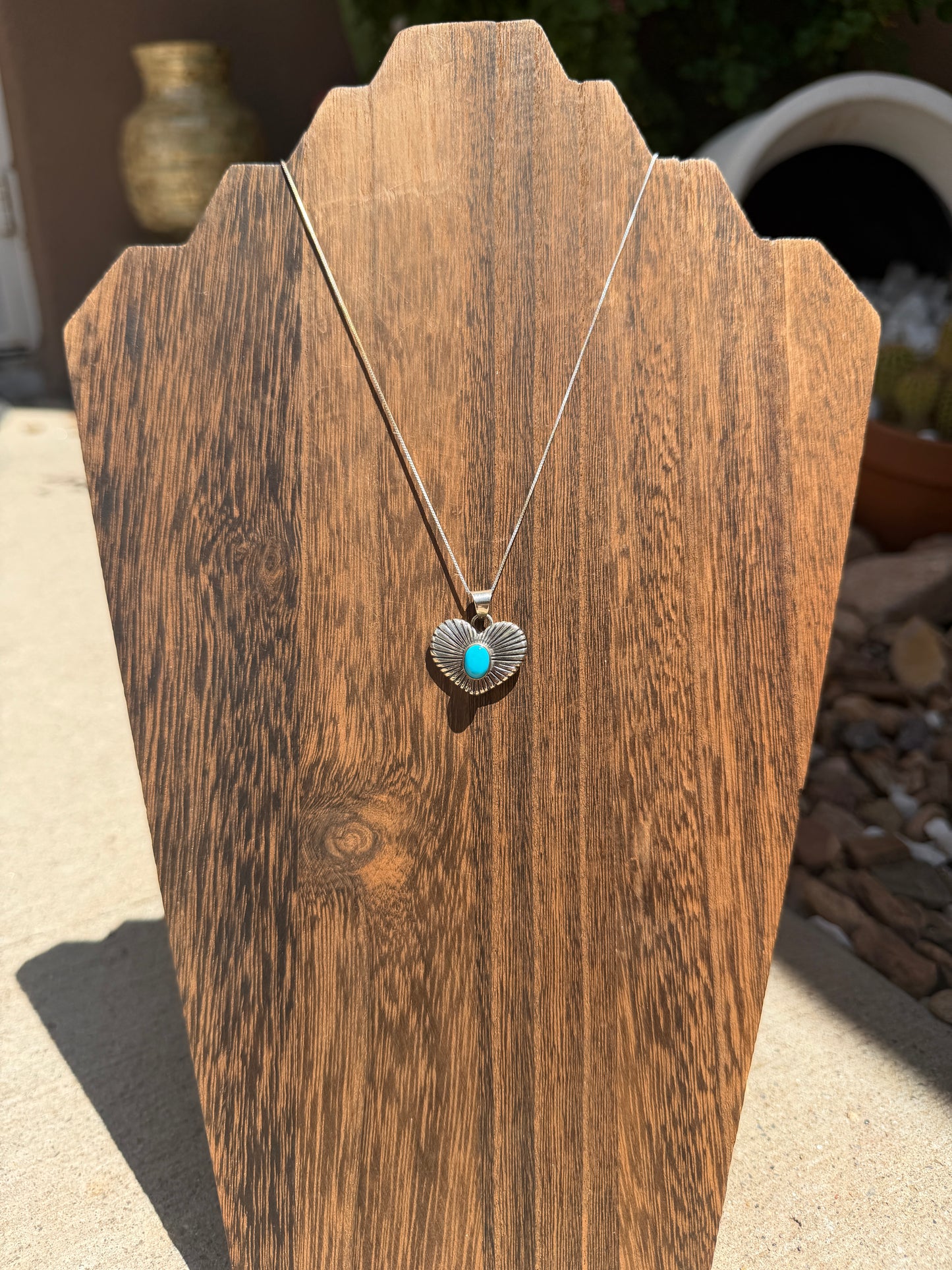 Native made heart necklaces