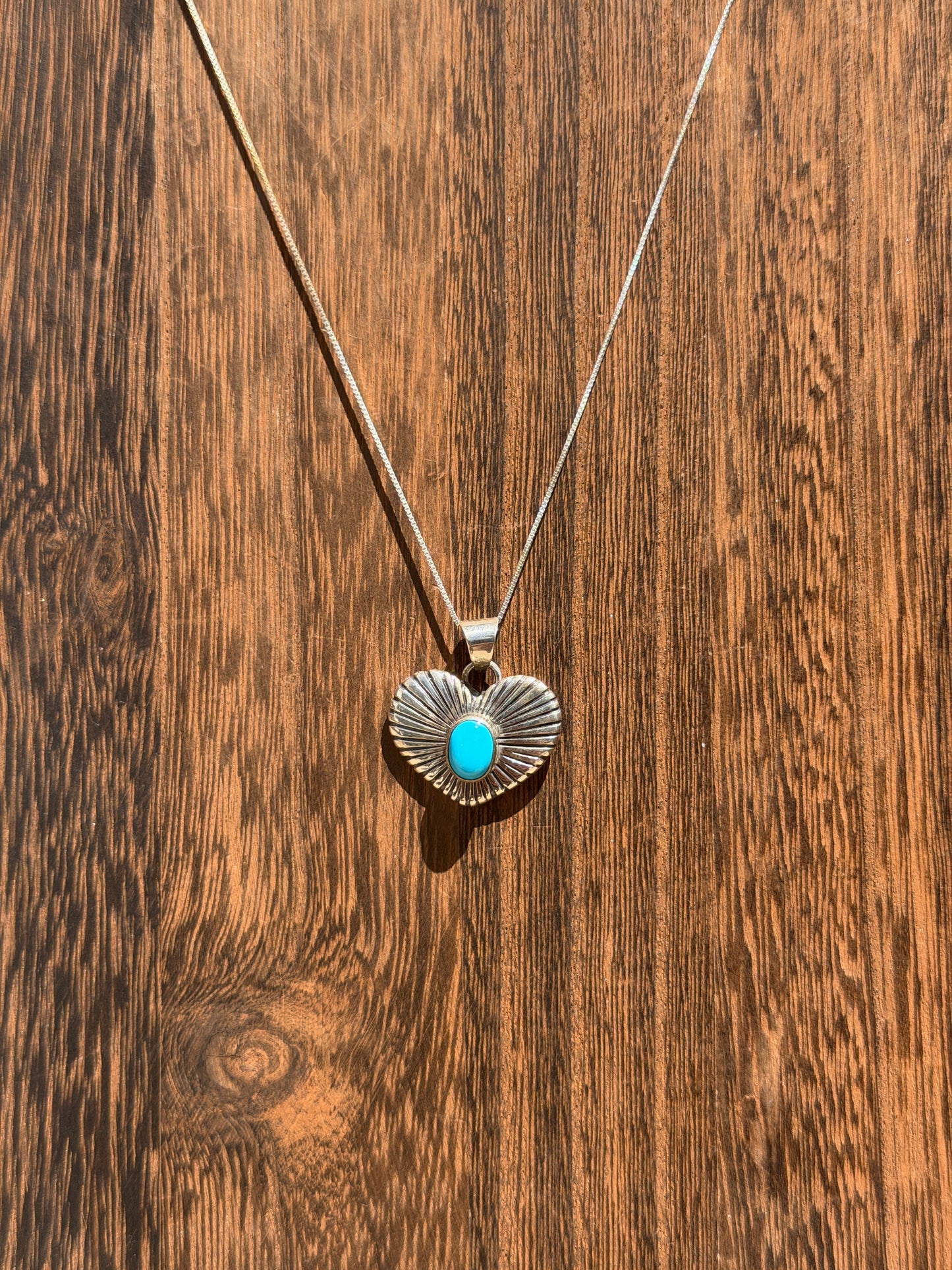 Native made heart necklaces