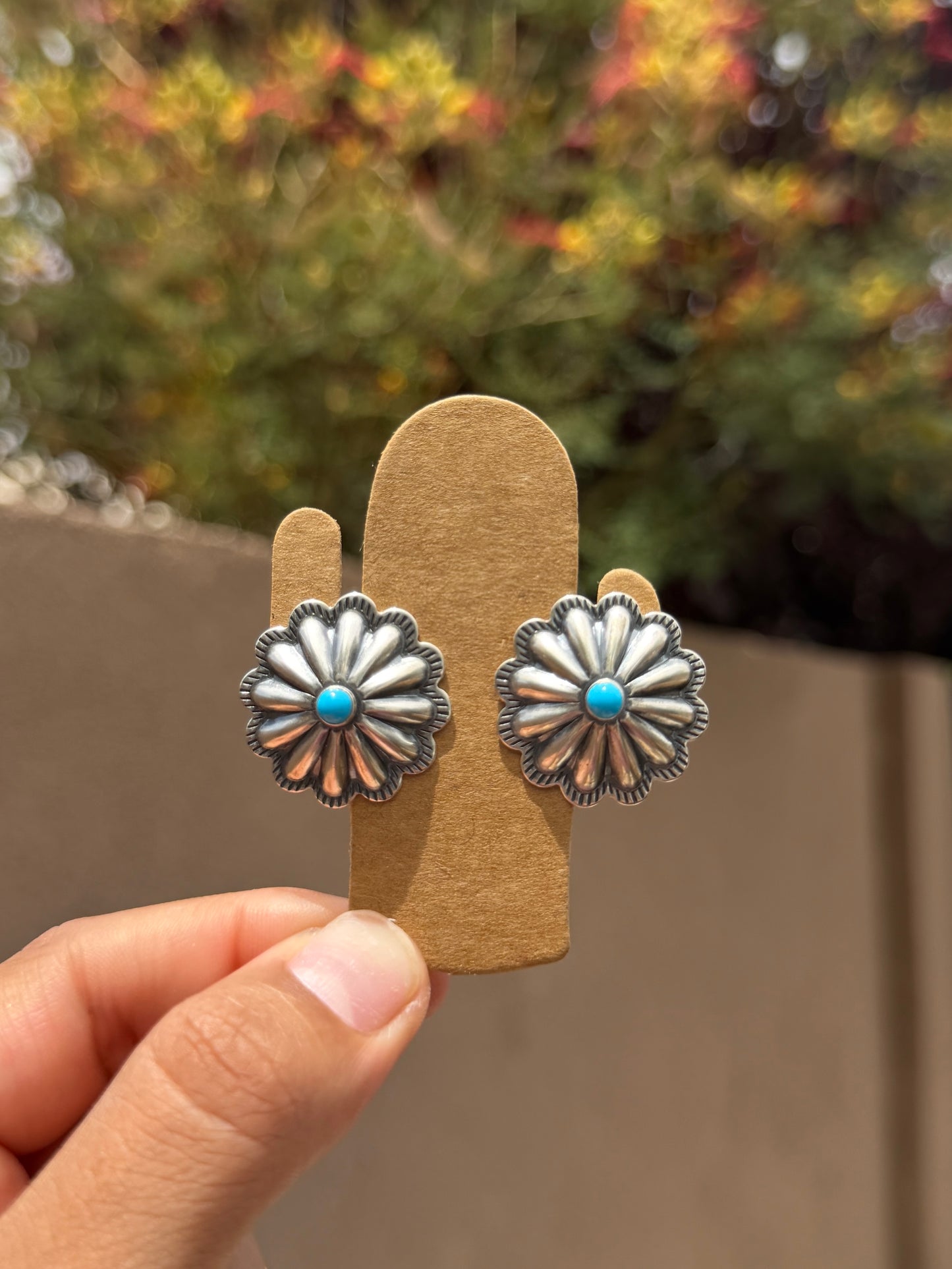 Concho studs with Turquoise