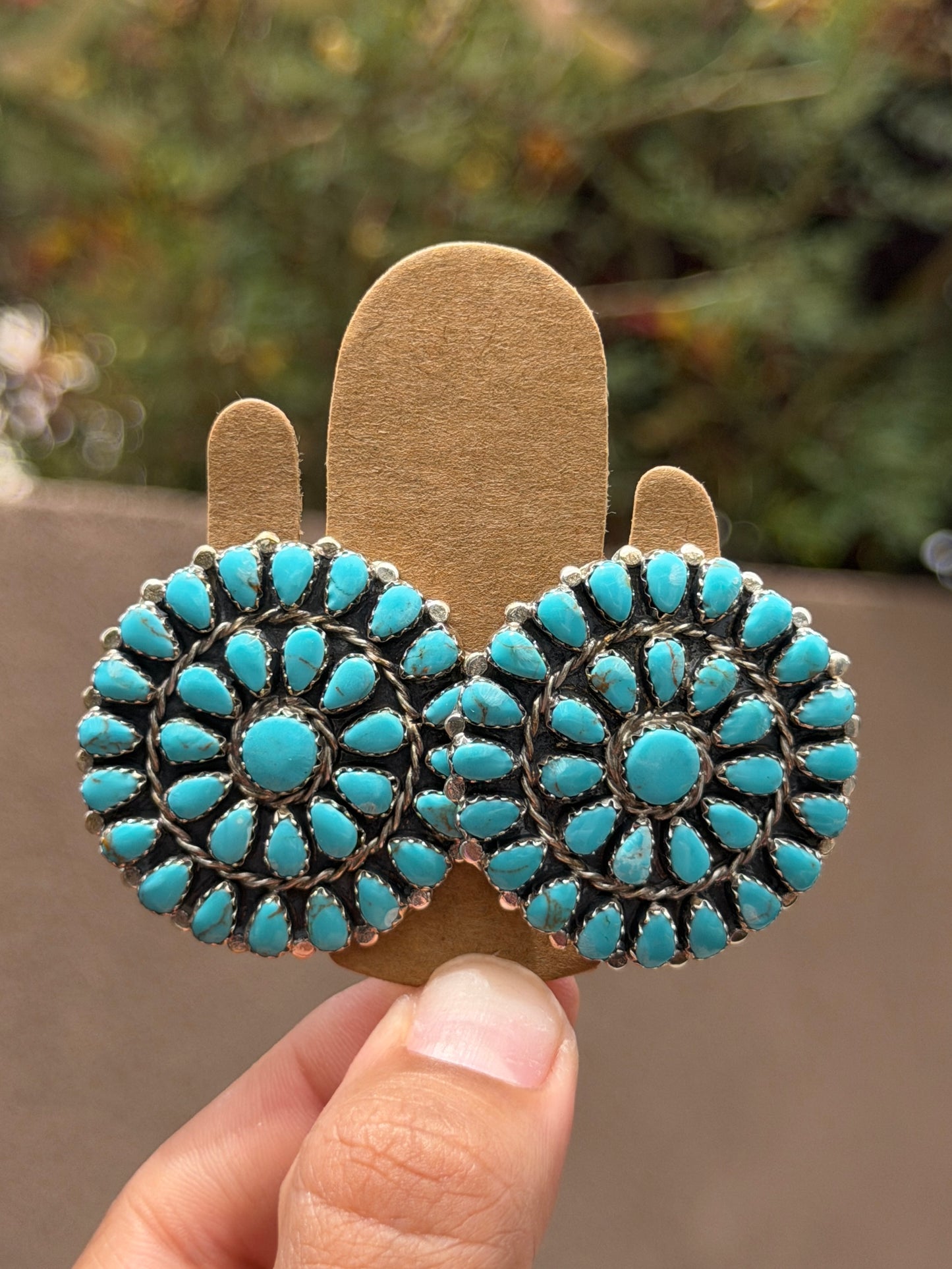 Mathilda Benally Turquoise earrings