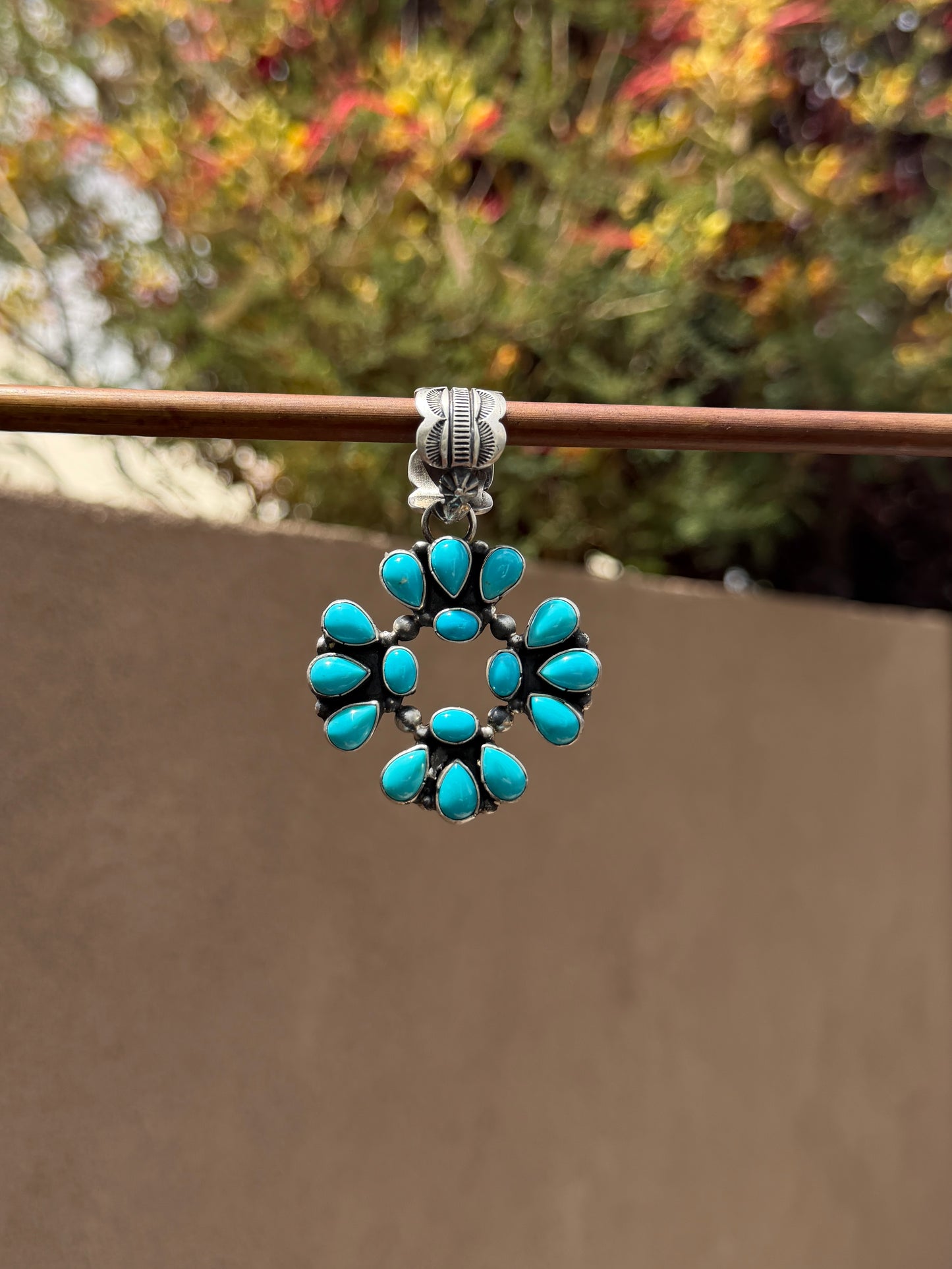Marcella James turquoise pendant