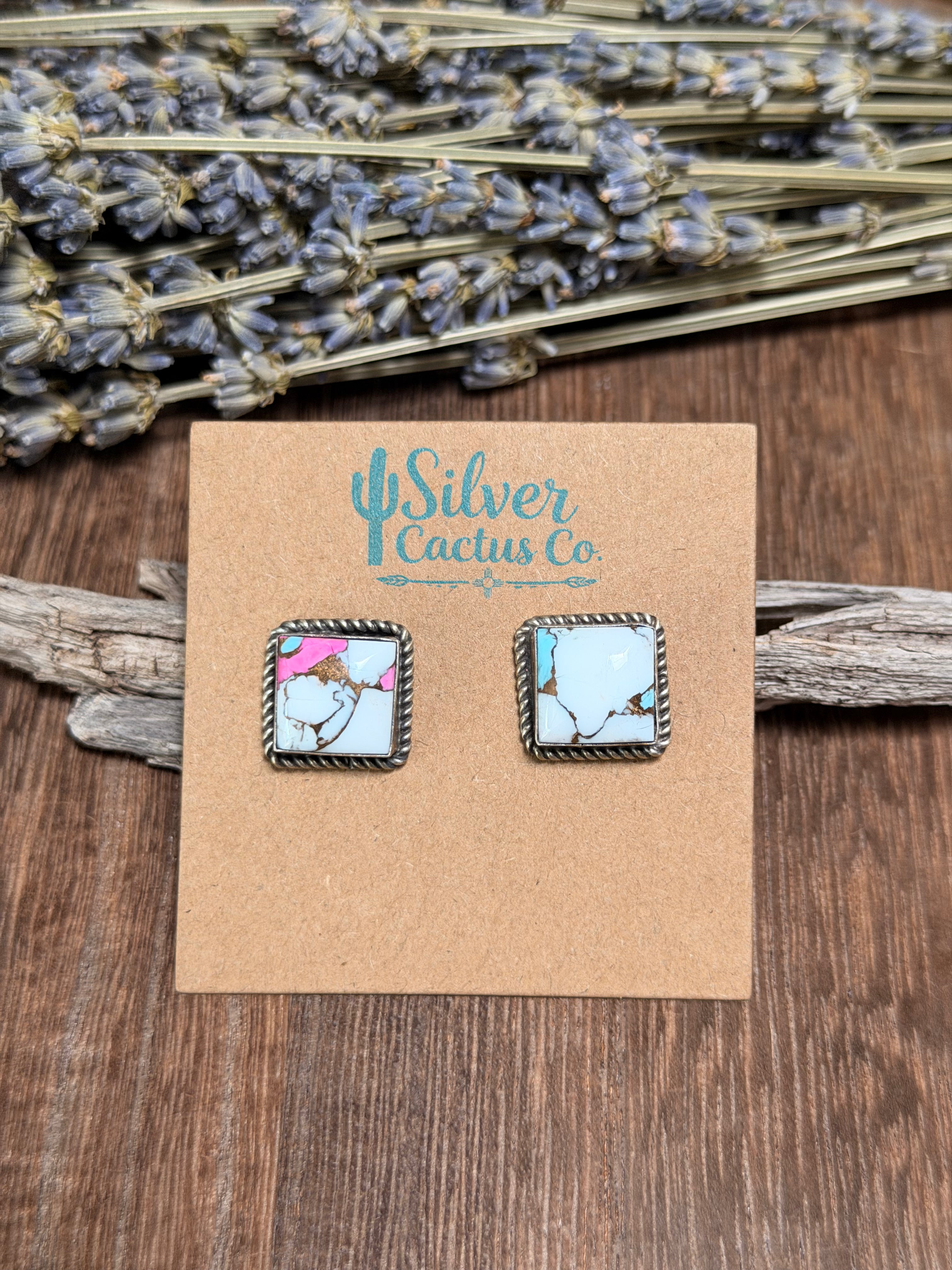 Judith Dixon Cotton Candy Studs