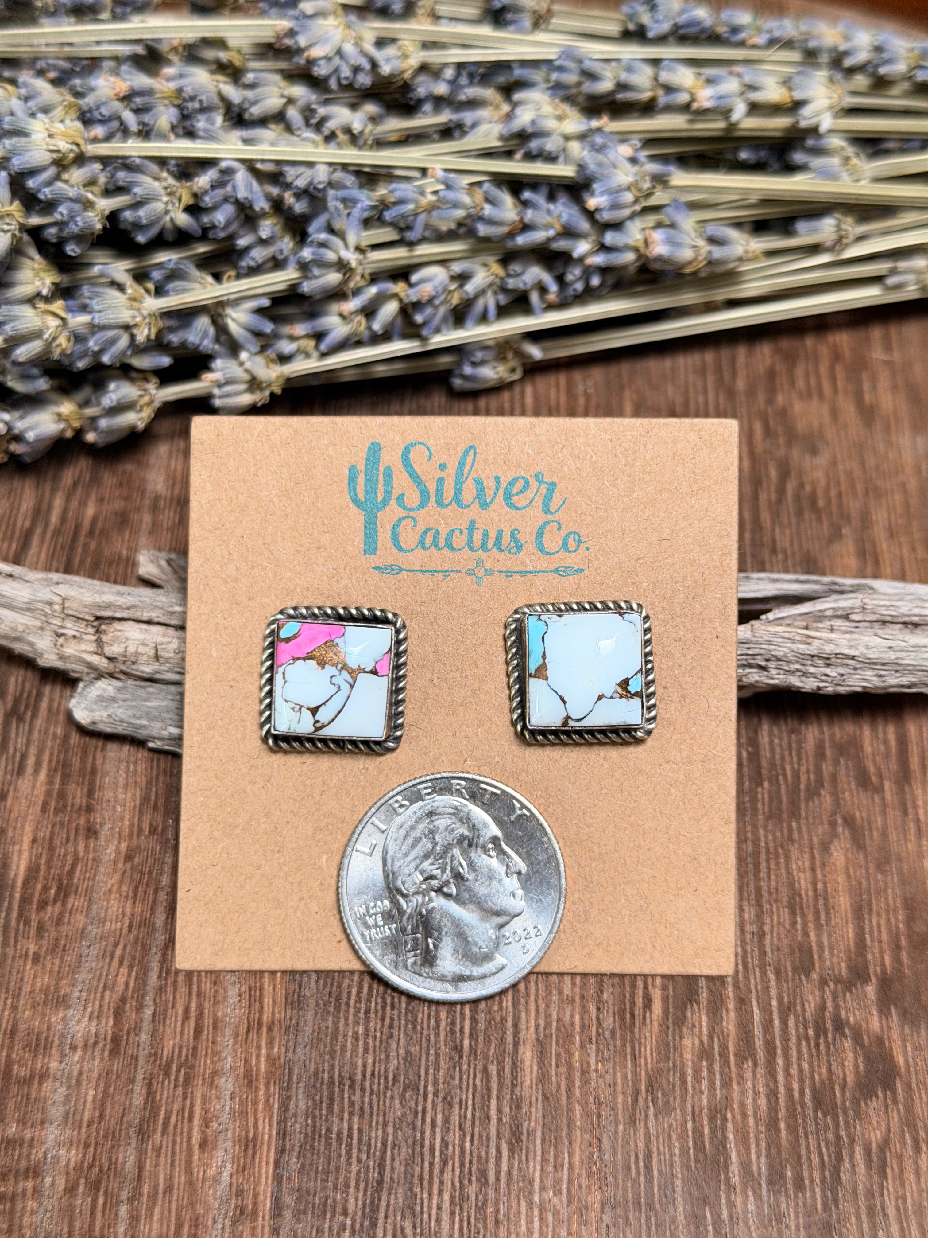 Judith Dixon Cotton Candy Studs