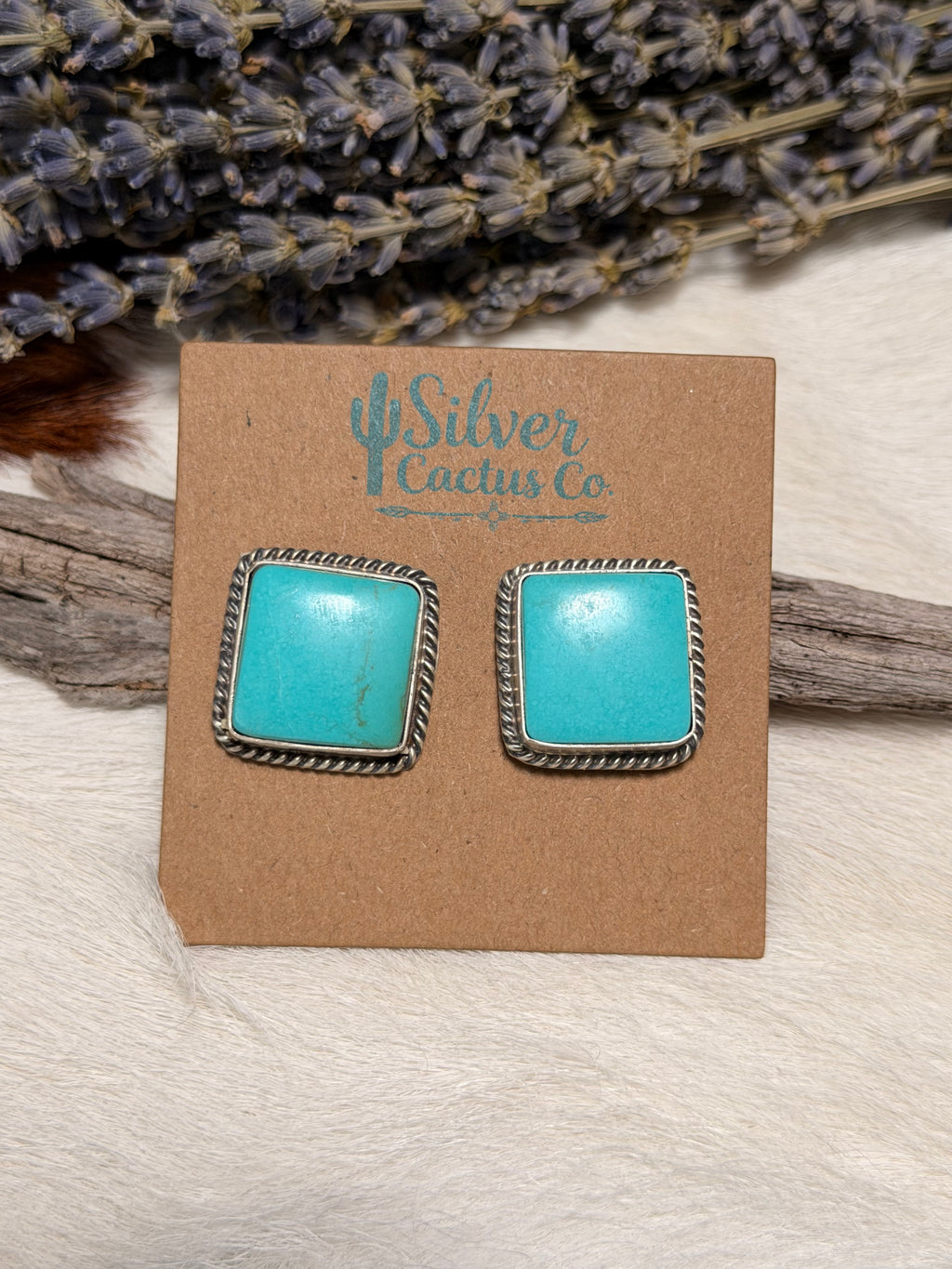 B. Begay Kingman Square Studs