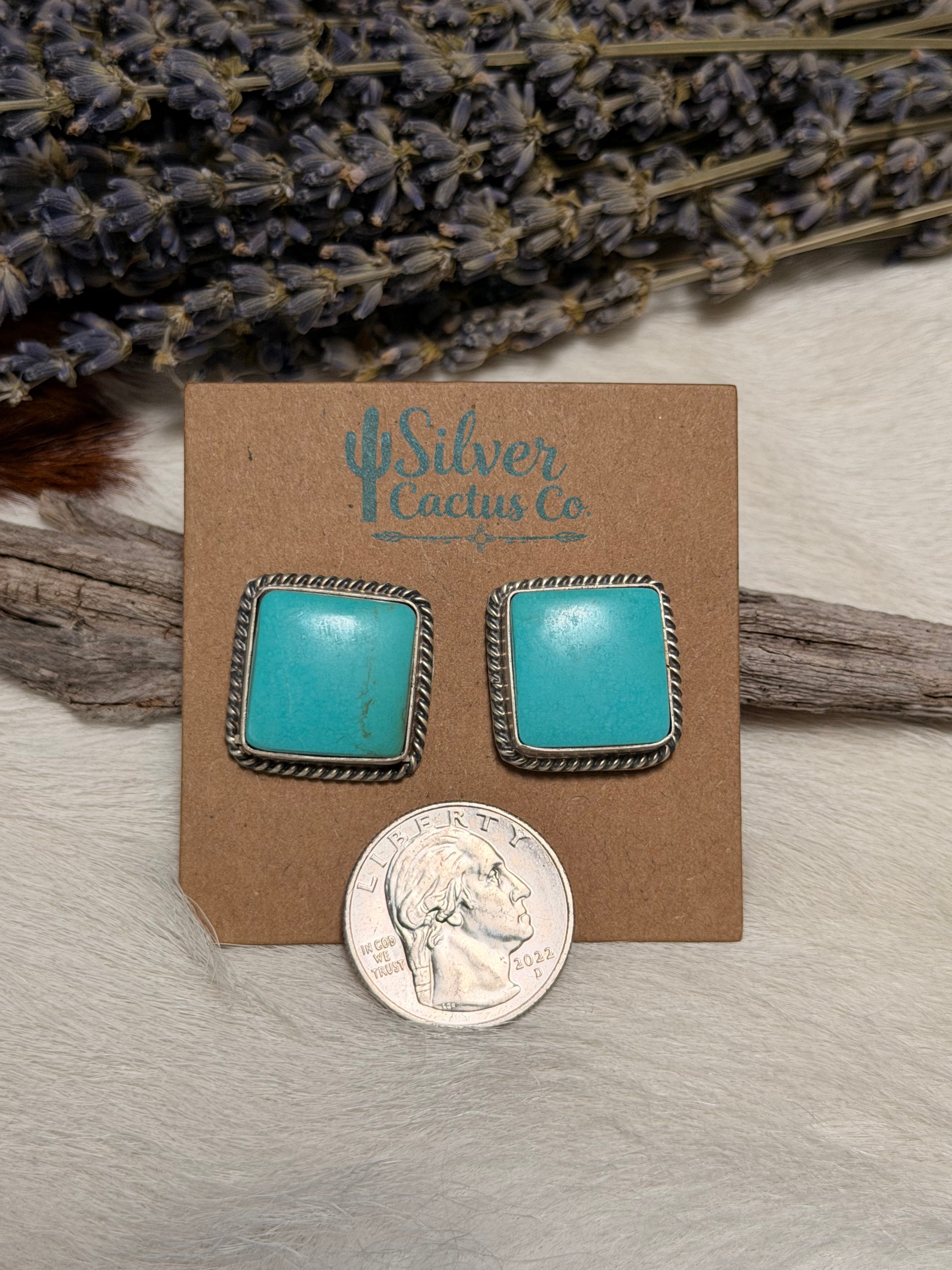 B. Begay Kingman Square Studs