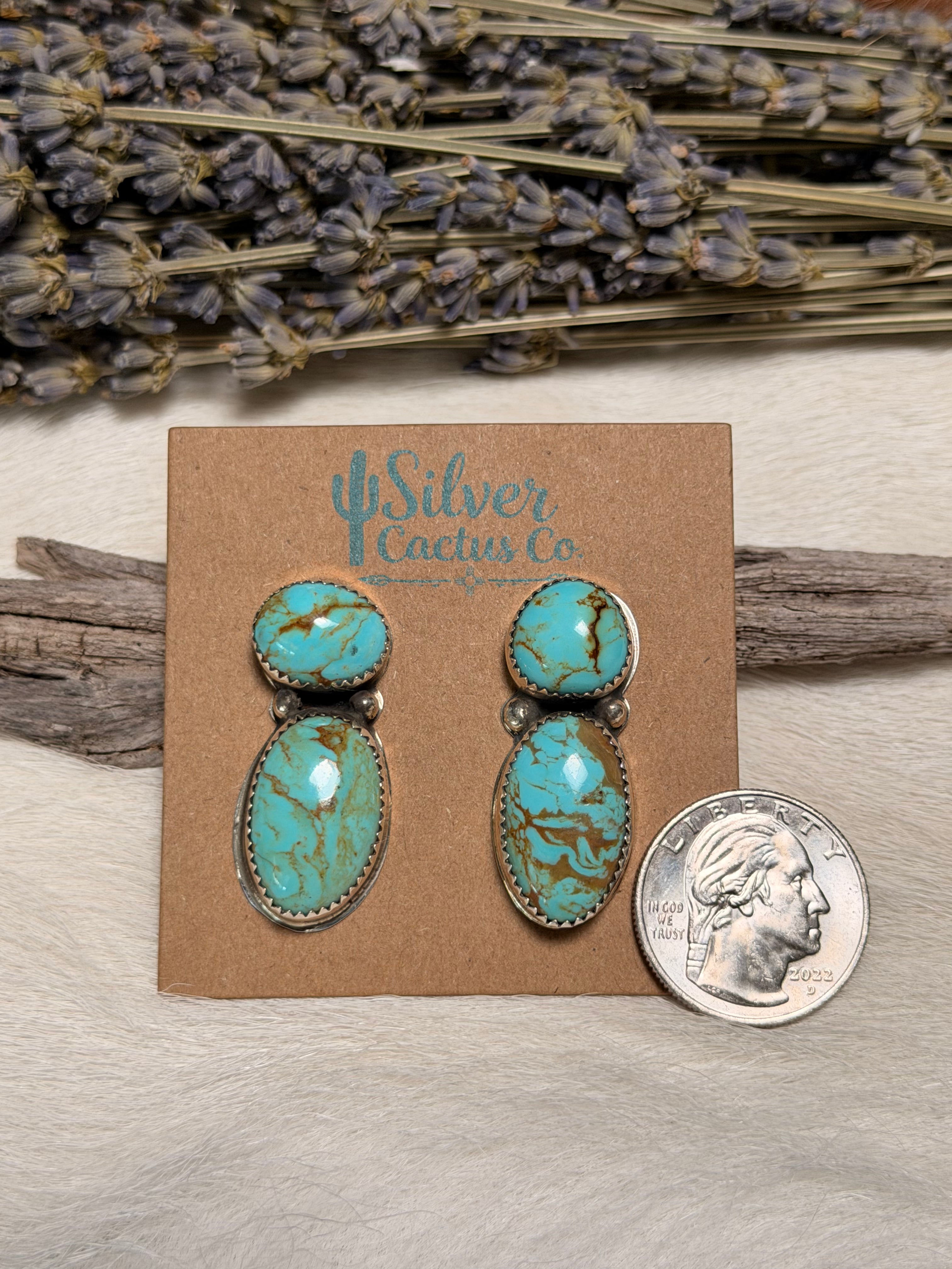 Royston Double Stone Earrings