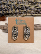 Prescilla Apache Silver Hoop Earrings