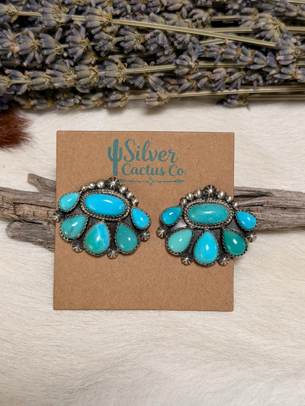 Kingman Cluster Earrings