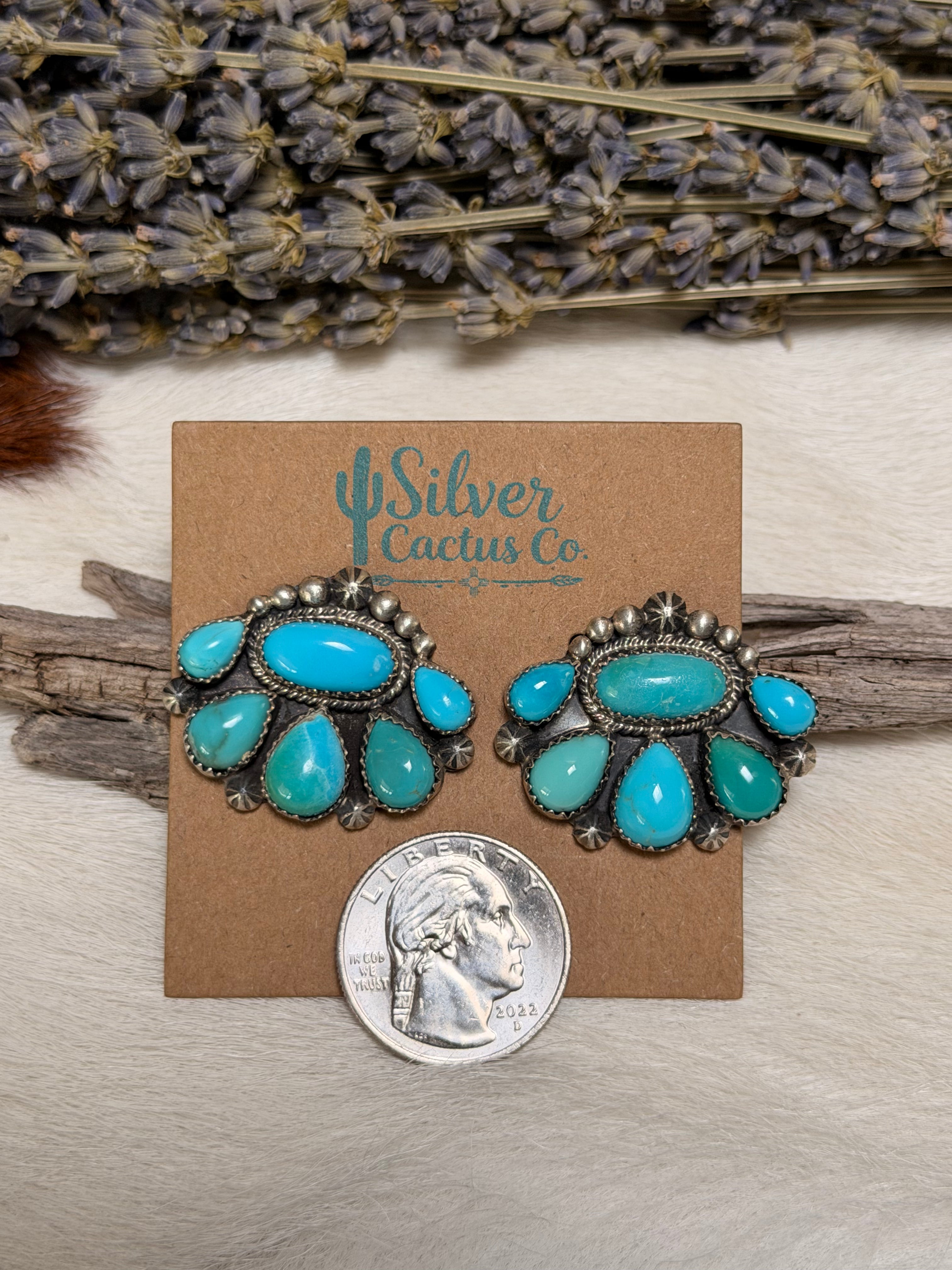 Kingman Cluster Earrings