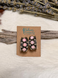 Ric Charlie Pink Conch Hoop Earrings