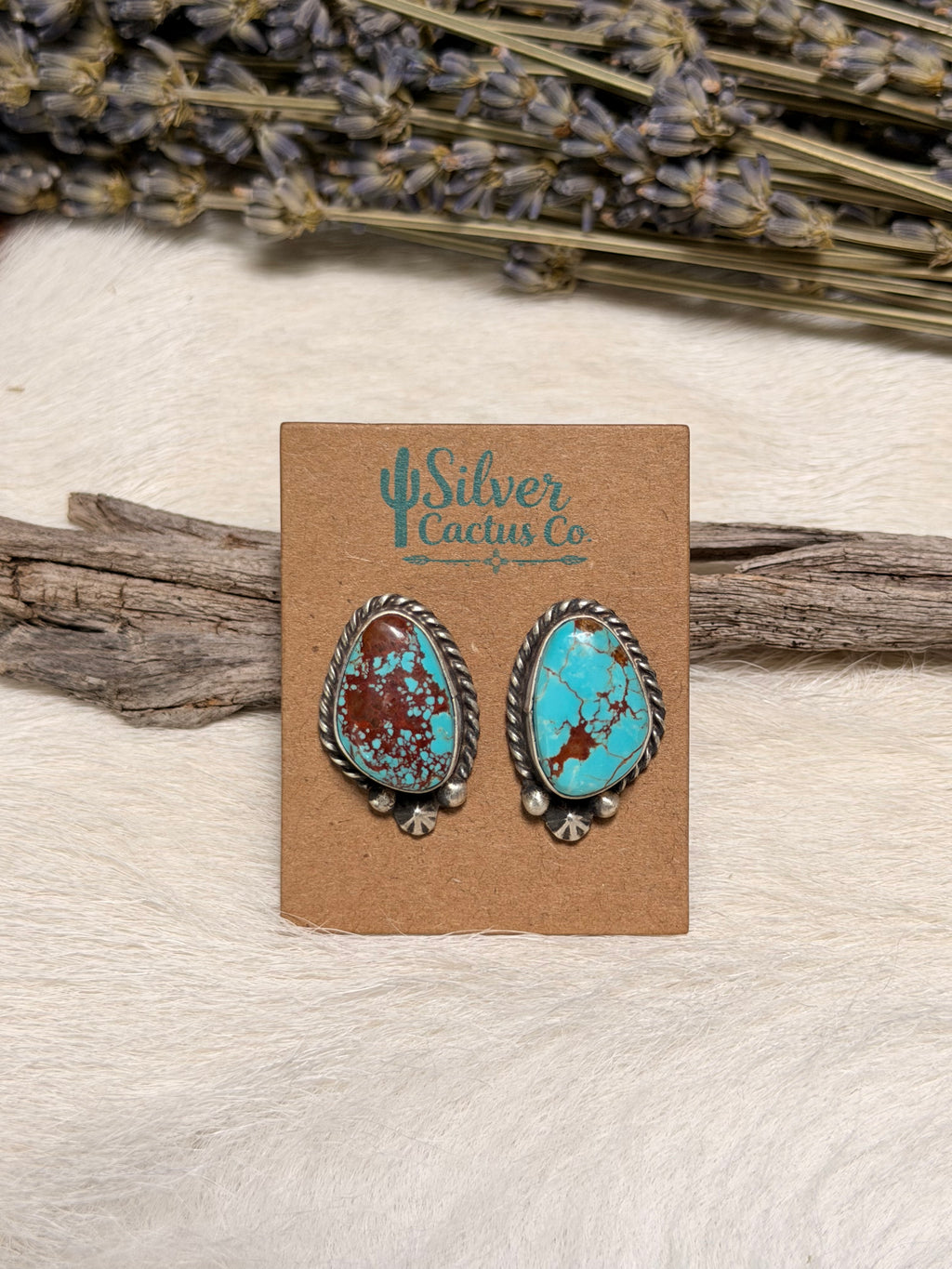 Chassity Belone Turquoise Stud Earrings