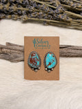 Chassity Belone Turquoise Stud Earrings
