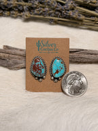 Chassity Belone Turquoise Stud Earrings