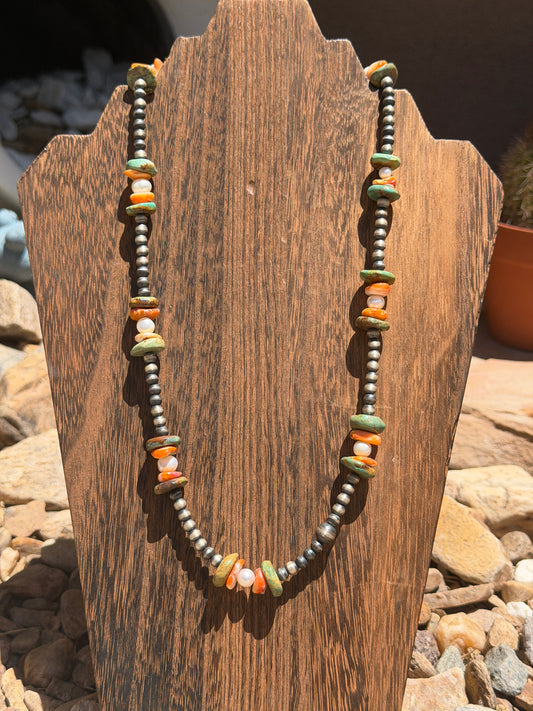 Chimney Butte Hand Made Pearl Necklace