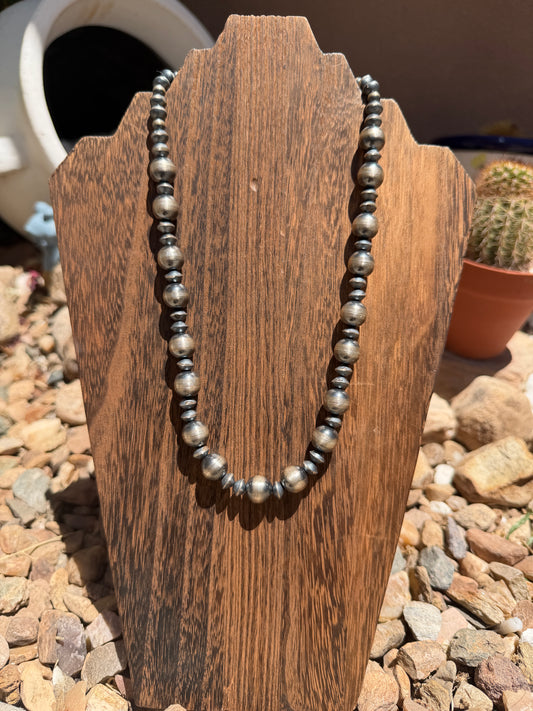 Chimney Butte Hand Made Pearl and Saucer Necklace