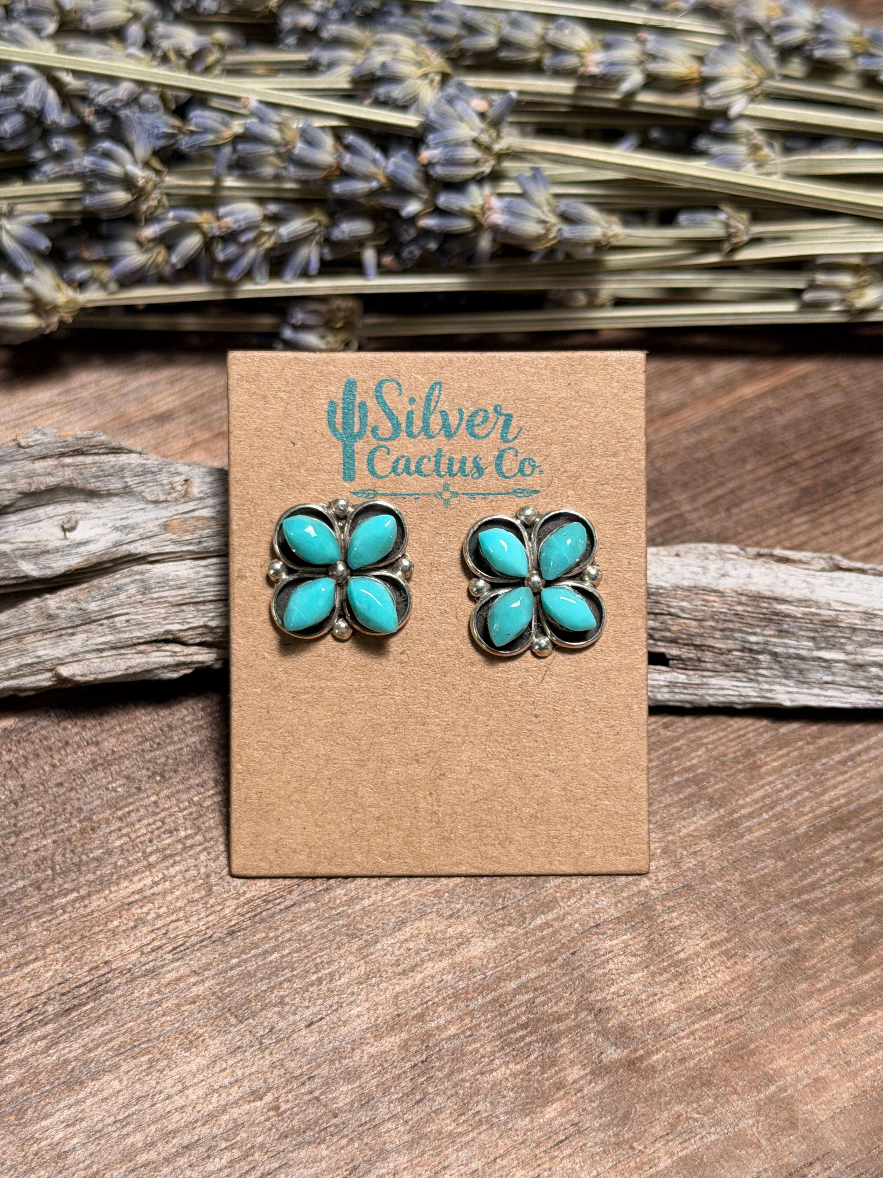 Zuni Kingman Studs