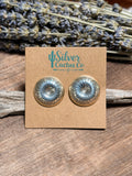 Marie Yazzie Silver Concho Studs