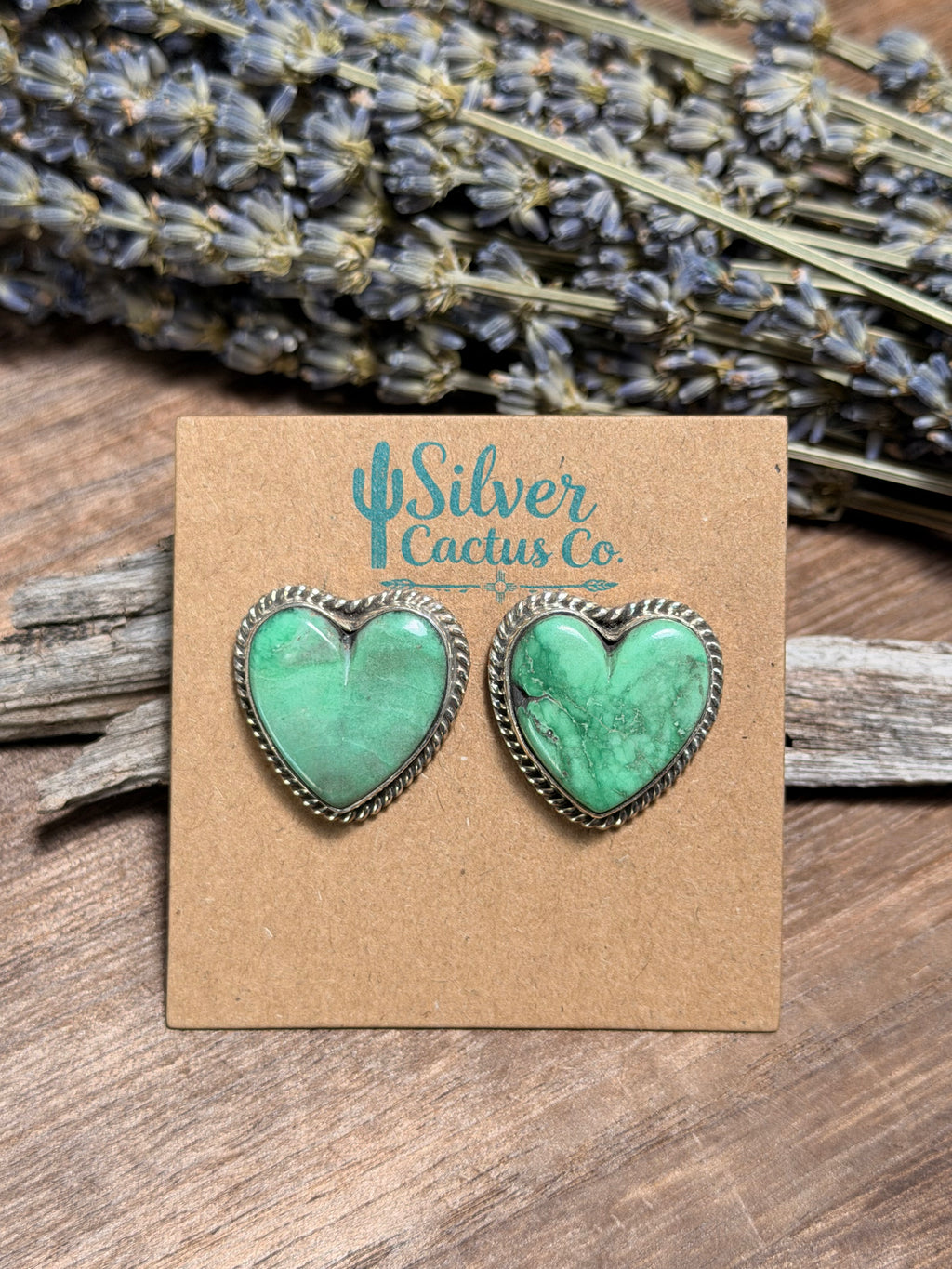 Delbert Delgarito Heart Studs