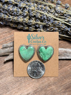 Delbert Delgarito Heart Studs