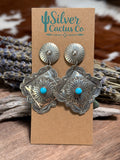 Arnold Blackgoat Concho Earrings