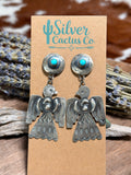 Rolanda Yazzie Thunder Bird Earrings