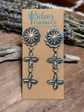 Alex Sanchez Concho Dangle Earrings