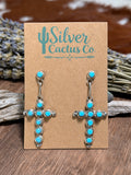 Davis Kaamasee Kingman Cross Earrings