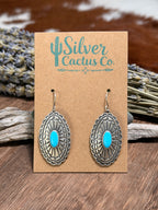 June Delgarito Sleeping Beauty Concho Earrings
