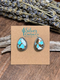 Bucky Belin Blue Cotton Candy Studs