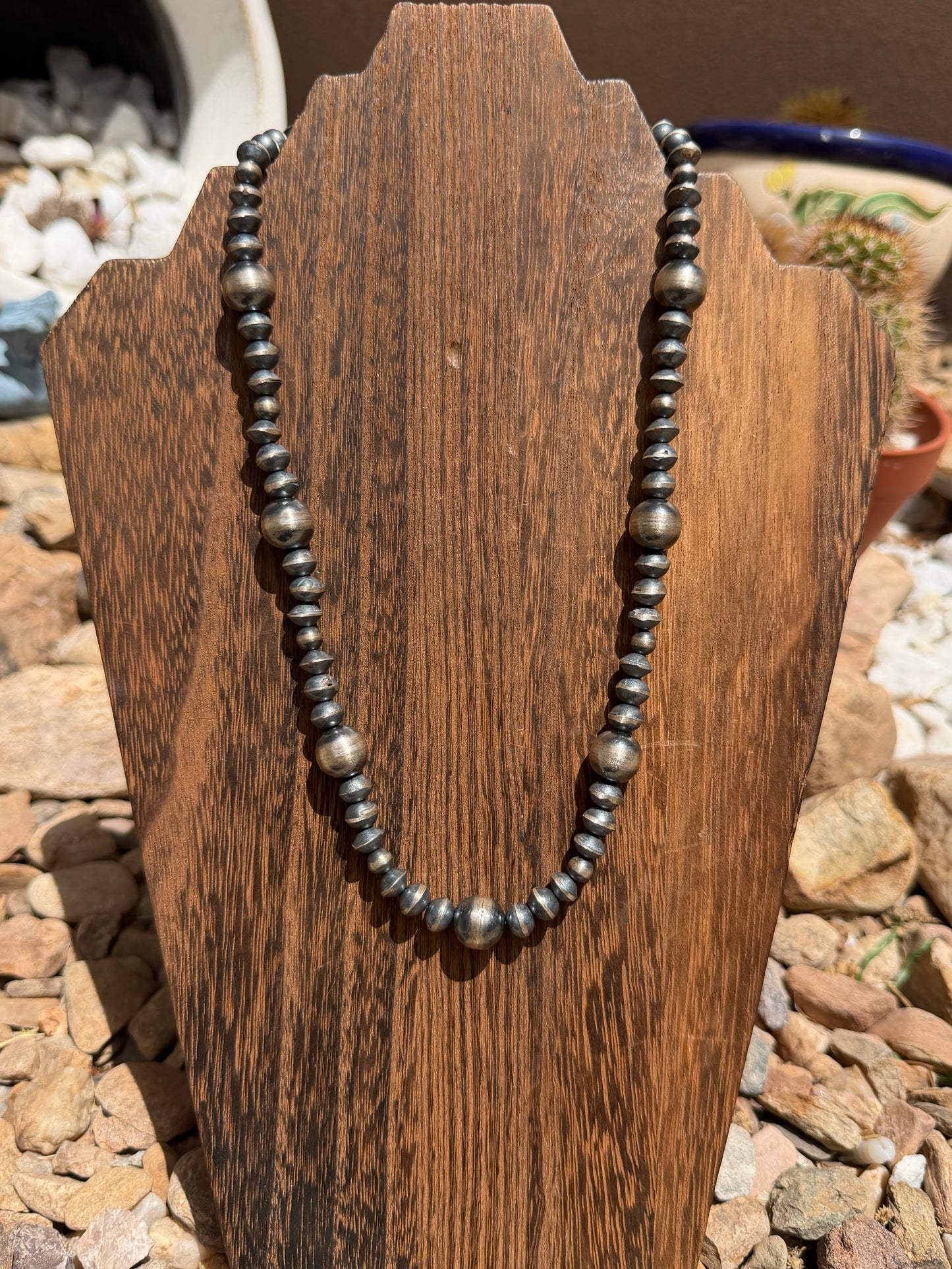 Chimney Butte Pearl and Saucer Necklace
