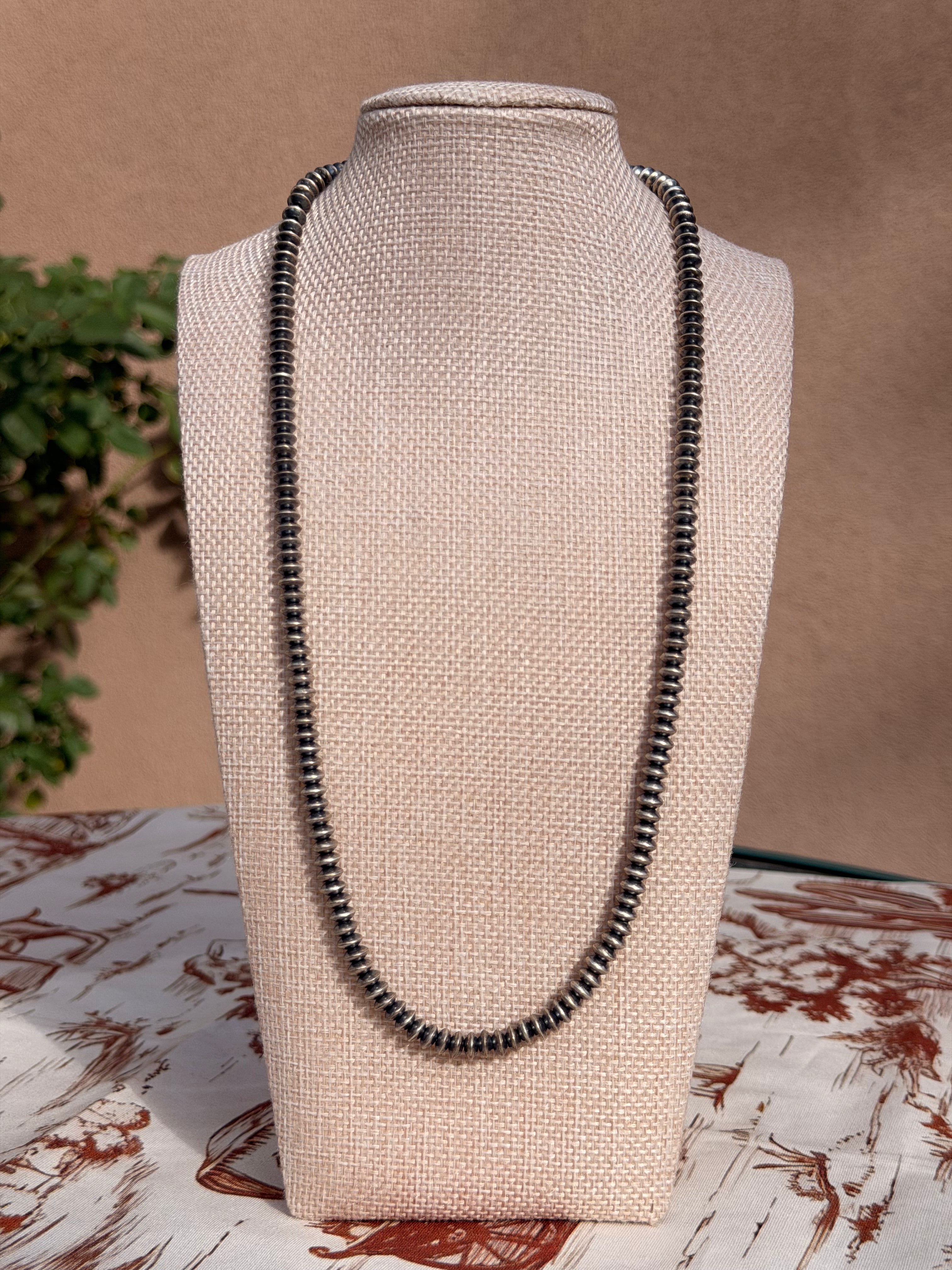 Bryannen Halwood Navajo Saucer Pearl Necklace