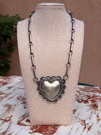 Alex Sanchez Silver Heart Necklace