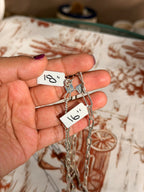 Carlo Lonjose Twist Paperclip Necklace