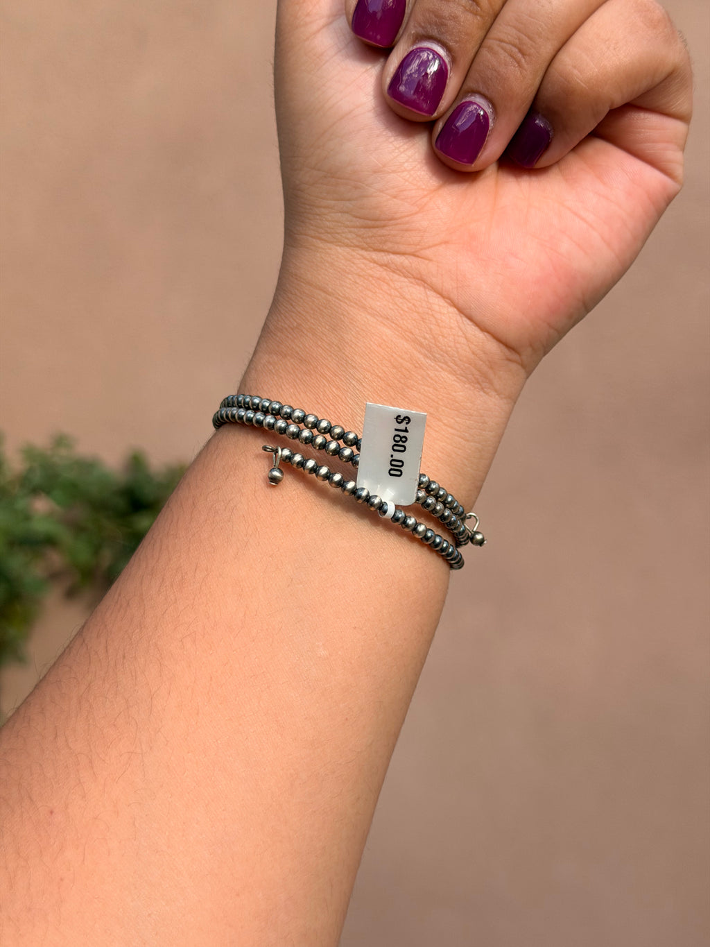 Pearl Memory Wire Bracelet