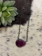 Art Brogerman Purple Spiny necklace