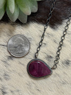 Art Brogerman Purple Spiny necklace