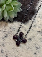 Mayra Benally Purple Spiny necklace